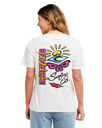 The Rip Curl Womens Archive Butterfly T-Shirt in Bone