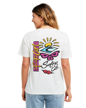 The Rip Curl Womens Archive Butterfly T-Shirt in Bone