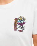 The Rip Curl Womens Archive Butterfly T-Shirt in Bone