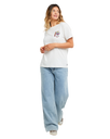 The Rip Curl Womens Archive Butterfly T-Shirt in Bone