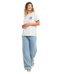 The Rip Curl Womens Archive Butterfly T-Shirt in Bone