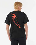 The Rip Curl Mens Eddie Would Go Retro T-Shirt in Black