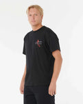 The Rip Curl Mens Eddie Would Go Retro T-Shirt in Black