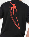 The Rip Curl Mens Eddie Would Go Retro T-Shirt in Black