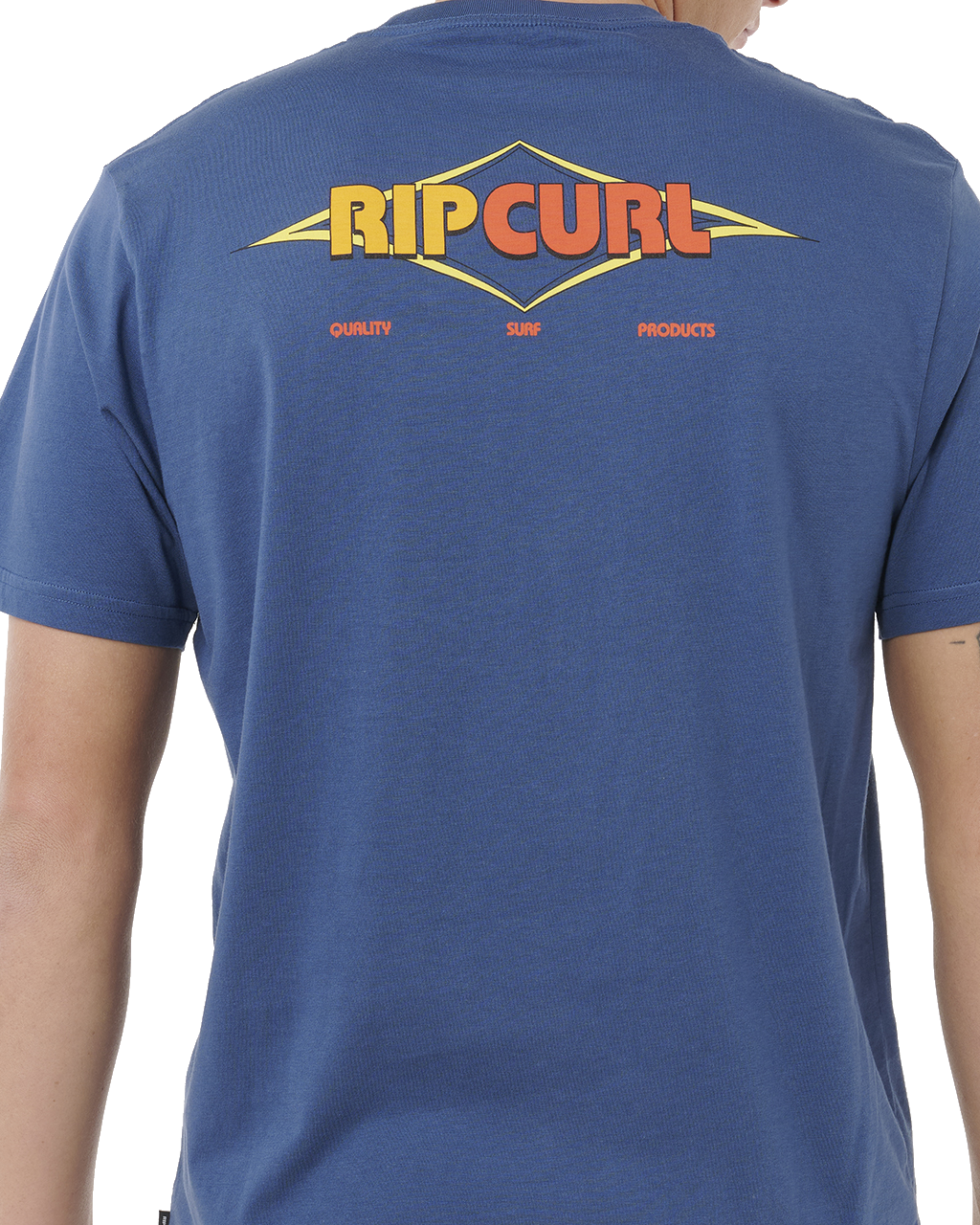 The Rip Curl Mens Surf Revival Decal T-Shirt in Light Navy