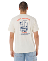 Shaper Address T-Shirt in Bone