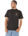 Shaper Address T-Shirt in Washed Black