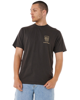 Shaper Address T-Shirt in Washed Black