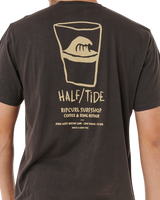 Shaper Address T-Shirt in Washed Black