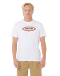 The Rip Curl Mens Sunset T-Shirt in White