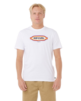 The Rip Curl Mens Sunset T-Shirt in White