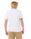 The Rip Curl Mens Sunset T-Shirt in White