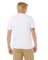 The Rip Curl Mens Sunset T-Shirt in White