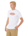 The Rip Curl Mens Sunset T-Shirt in White