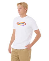 The Rip Curl Mens Sunset T-Shirt in White