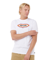 The Rip Curl Mens Sunset T-Shirt in White