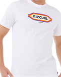 The Rip Curl Mens Sunset T-Shirt in White