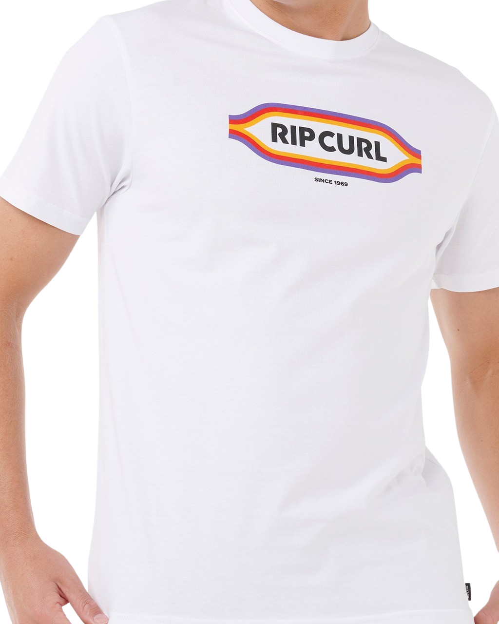 The Rip Curl Mens Sunset T-Shirt in White