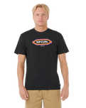 The Rip Curl Mens Sunset T-Shirt in Black