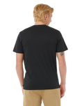 The Rip Curl Mens Sunset T-Shirt in Black