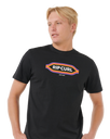 The Rip Curl Mens Sunset T-Shirt in Black
