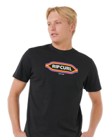 The Rip Curl Mens Sunset T-Shirt in Black