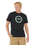 The Rip Curl Mens Filter T-Shirt in Black