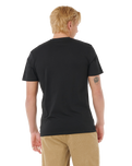The Rip Curl Mens Filter T-Shirt in Black