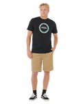The Rip Curl Mens Filter T-Shirt in Black