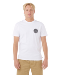 The Rip Curl Mens Drifter T-Shirt in White