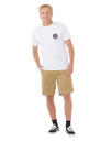 The Rip Curl Mens Drifter T-Shirt in White