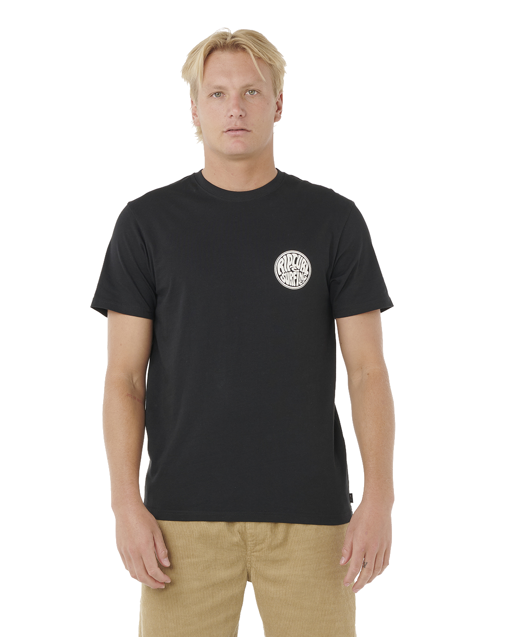 The Rip Curl Mens Drifter T-Shirt in Black