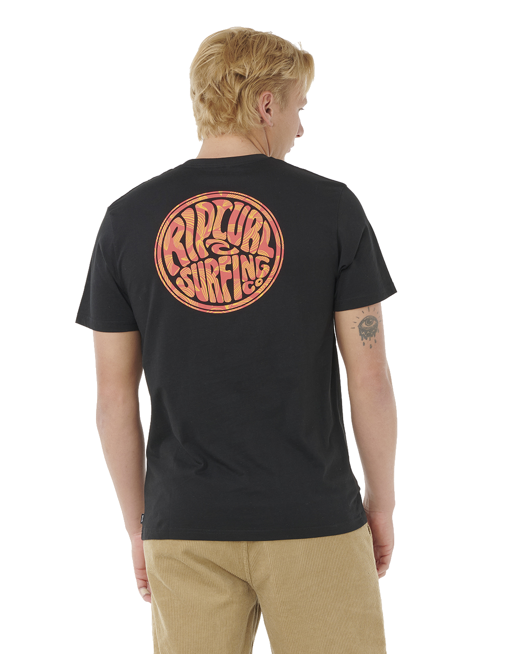 The Rip Curl Mens Drifter T-Shirt in Black