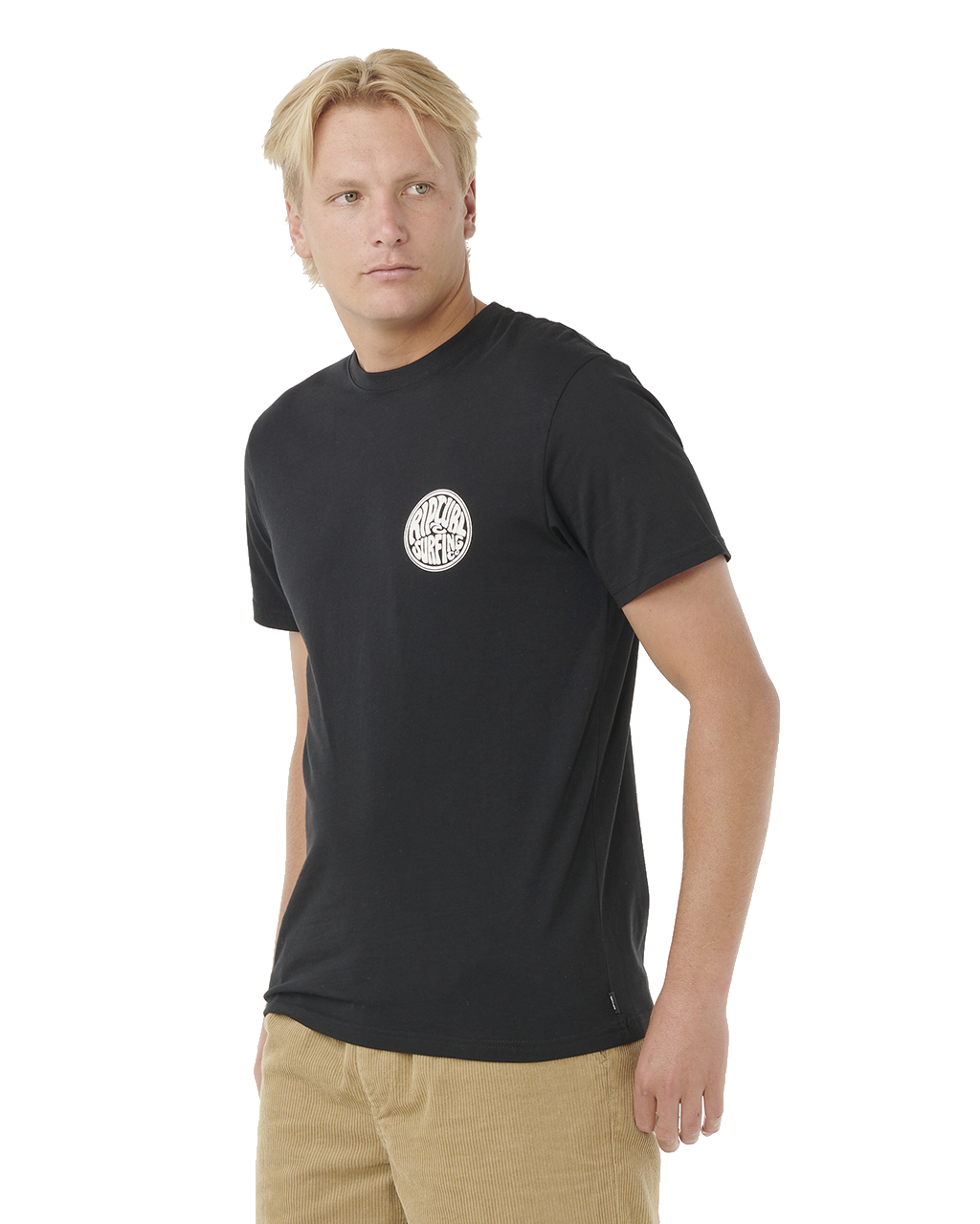 The Rip Curl Mens Drifter T-Shirt in Black