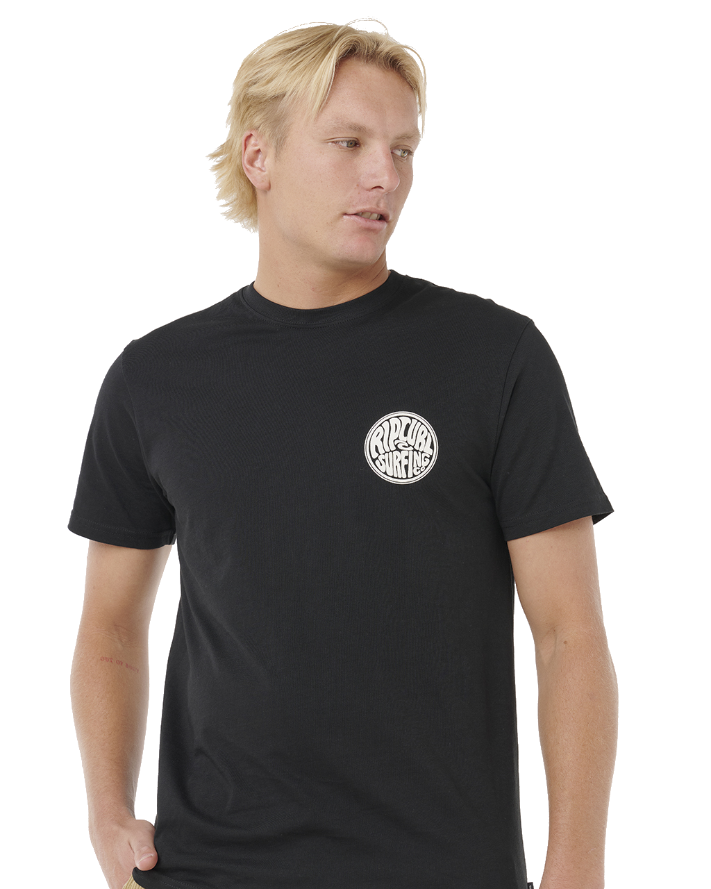 The Rip Curl Mens Drifter T-Shirt in Black