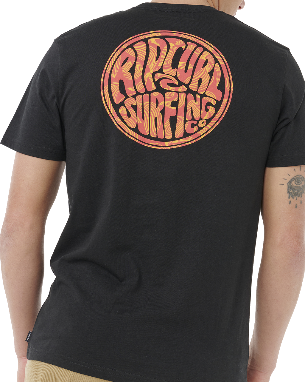 The Rip Curl Mens Drifter T-Shirt in Black