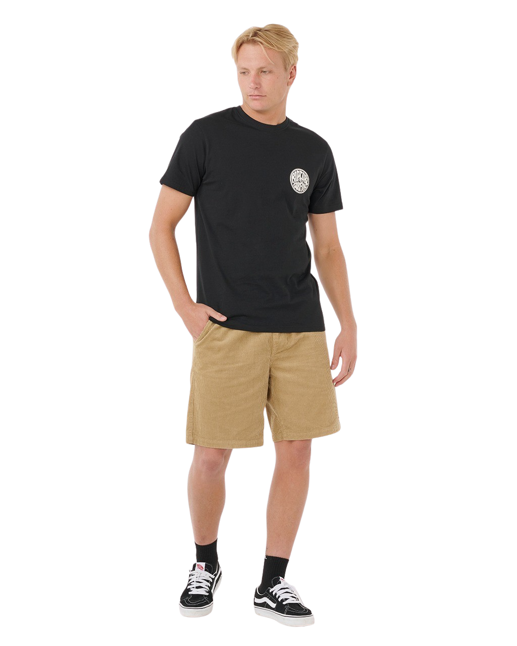The Rip Curl Mens Drifter T-Shirt in Black