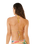 Hotel Malibu Sliding Tri Bikini Top in Multi