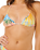 Hotel Malibu Sliding Tri Bikini Top in Multi
