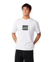 The Rip Curl Mens Rip Script Icon T-Shirt in White