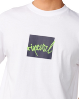 The Rip Curl Mens Rip Script Icon T-Shirt in White
