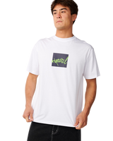 The Rip Curl Mens Rip Script Icon T-Shirt in White