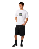 The Rip Curl Mens Rip Script Icon T-Shirt in White