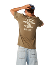 The Rip Curl Mens Search Icon T-Shirt in Walnut