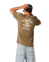 The Rip Curl Mens Search Icon T-Shirt in Walnut