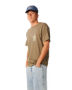 The Rip Curl Mens Search Icon T-Shirt in Walnut