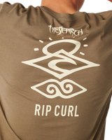 The Rip Curl Mens Search Icon T-Shirt in Walnut