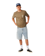The Rip Curl Mens Search Icon T-Shirt in Walnut