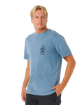 Search Icon T-Shirt in Bluefin