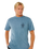 Search Icon T-Shirt in Bluefin